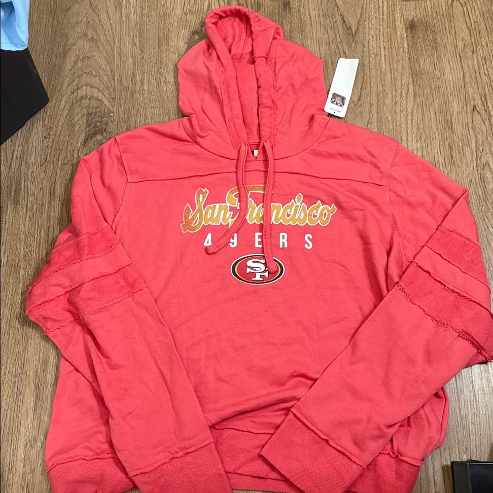 NFL Team Apparel Niners Red Hoodie